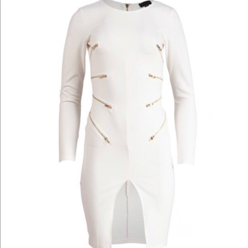 ZIPPER FRONT DRESS